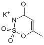 Acesulfame K Structure