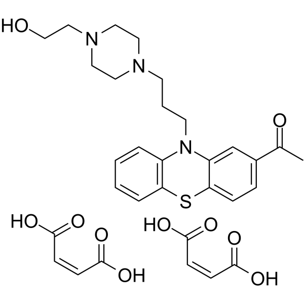 Acetophenazine dimaleate Structure