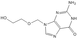 Aciclovir Structure