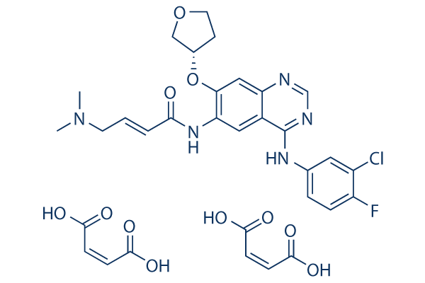 Afatinib dimaleate Structure