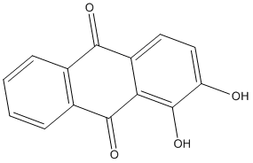 Alizarin Structure