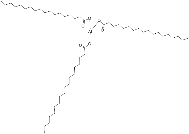 Aluminum stearate Structure