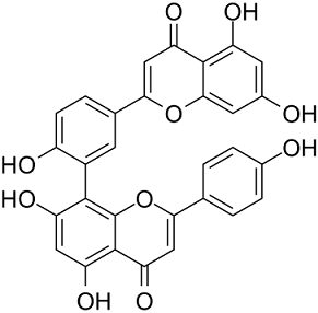 Amentoflavone Structure