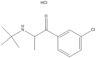 Amfebutamone hydrochloride Structure