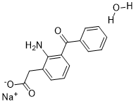Amfenac Sodium Monohydrate Structure