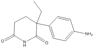 Aminoglutethimide Structure
