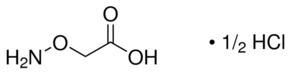 Aminooxy-acetic acid (AOA) hemihydrochloride Structure