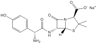 Amoxicillin Sodium Structure