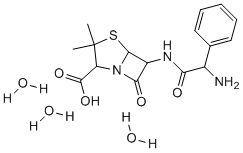 Ampicillin Trihydrate Structure
