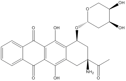 Amrubicin Structure