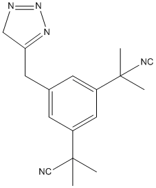 Anastrozole Structure