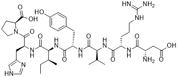 Angiotensin-(1-7) Structure