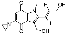 Apaziquone Structure