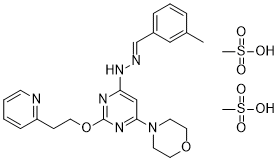 Apilimod mesylate Structure