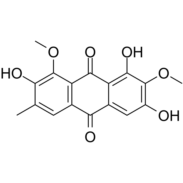 aurantio-obtusin Structure