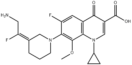 Avarofloxacin Structure