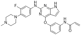 Avitinib (AC0010) Structure