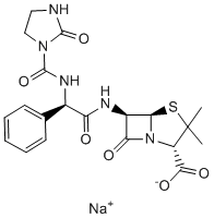 Azlocillin sodium salt Structure