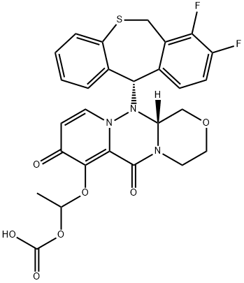 Baloxavir marboxil Structure