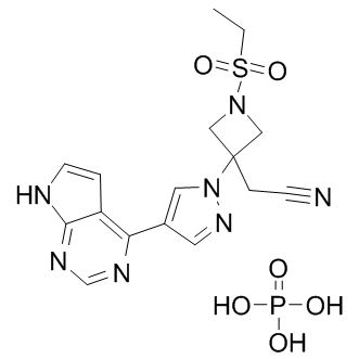 Baricitinib phosphate Structure