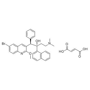 Bedaquiline fumarate Structure