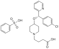 Bepotastine Besilate Structure