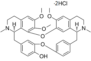 Berbamine dihydrochloride Structure