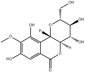 Bergenin  Structure