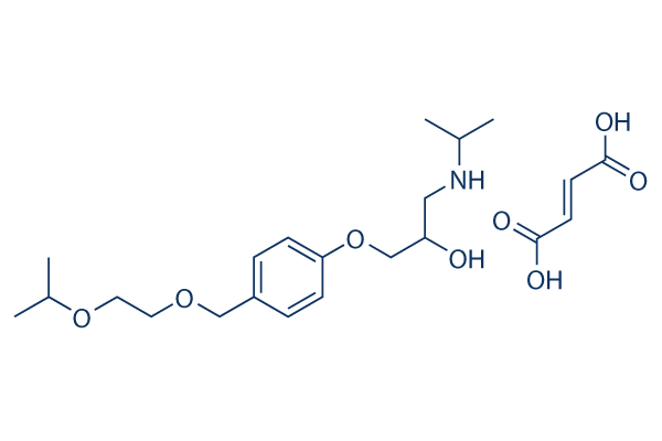 Bisoprolol fumarate Structure