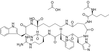 Bremelanotide Acetate Structure