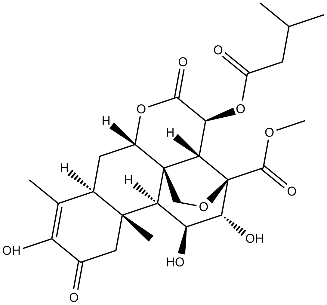 Bruceine A Structure