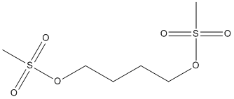 Busulfan Structure