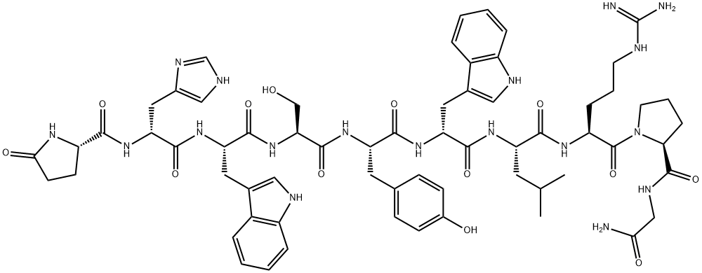 (D-His2,D-Trp6)-LHRH Structure