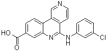 Silmitasertib (CX-4945) Structure