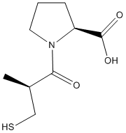 Captopril Structure