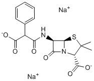 Carbenicillin disodium Structure