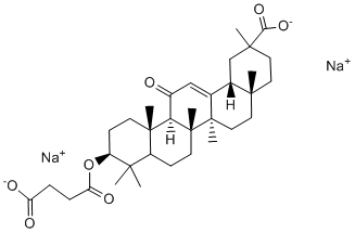 Carbenoxolone Sodium Structure
