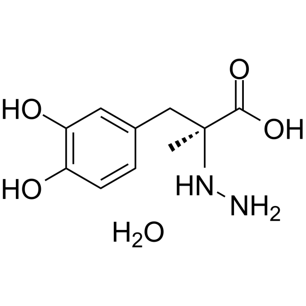 Carbidopa monohydrate Structure