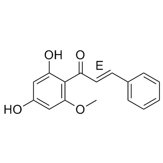 (E)-Cardamonin Structure