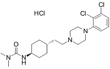 Cariprazine hydrochloride Structure