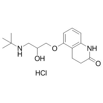 Carteolol hydrochloride Structure