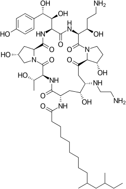 Caspofungin Structure