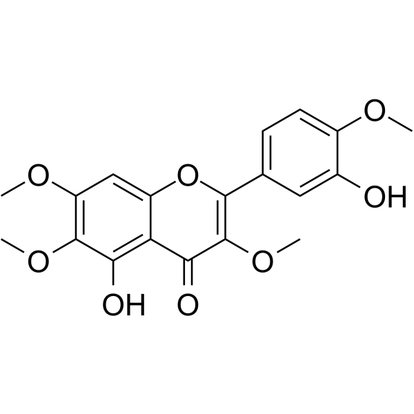 Casticin (Vitexicarpin) Structure