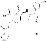 Ceftiofur hydrochloride Structure