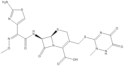 Ceftriaxone Structure