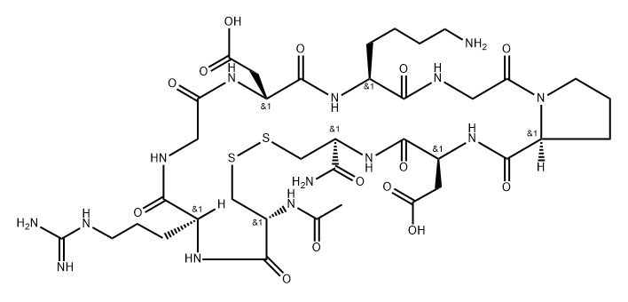 Certepetide Structure