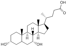 Chenodeoxycholic acid Structure