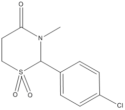 Chlormezanone Structure