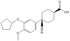 Cilomilast Structure