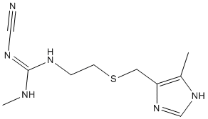 Cimetidine Structure